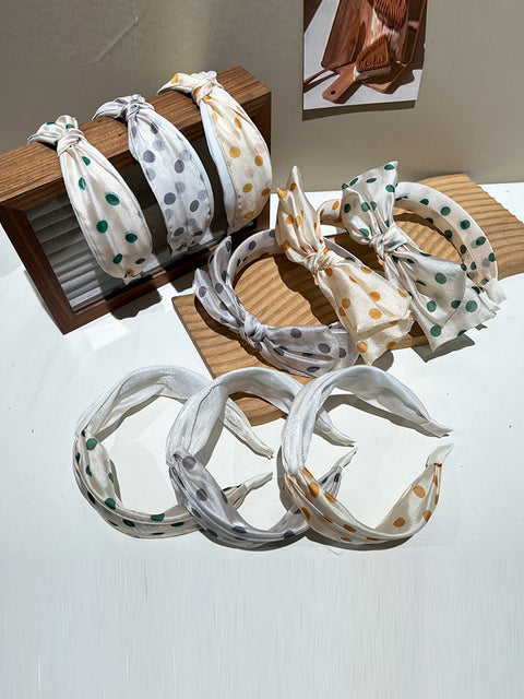 3 חתיכות סט נשים Artsy Dot Cross Hair Band