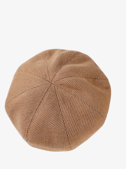 Winter Casual Pure Color Plush Spliced Hat