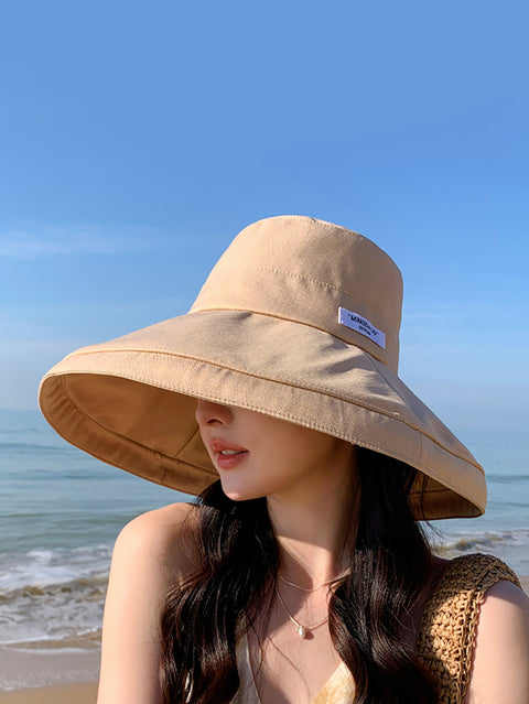 Women Casual Sunproof Large Brim Hat