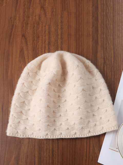 Winter Fashion Style Solid Kintted Hat