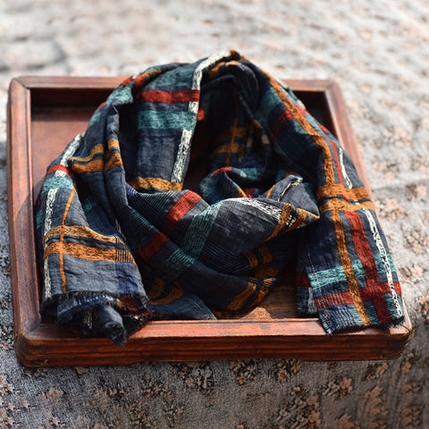 Retro Women Autumn Printed Scarf