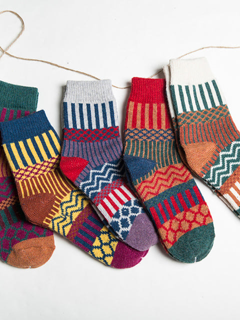 Beautiful Pattern Winter Thermal Socks