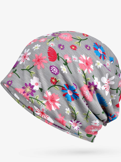 Spring Thin Women Adult Floral Prints Hat